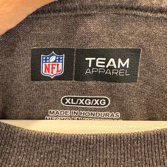 Team Apparel NFL Mens Size XL Gray Green Bay Packers Tee Shirt - Picture 3 of 6